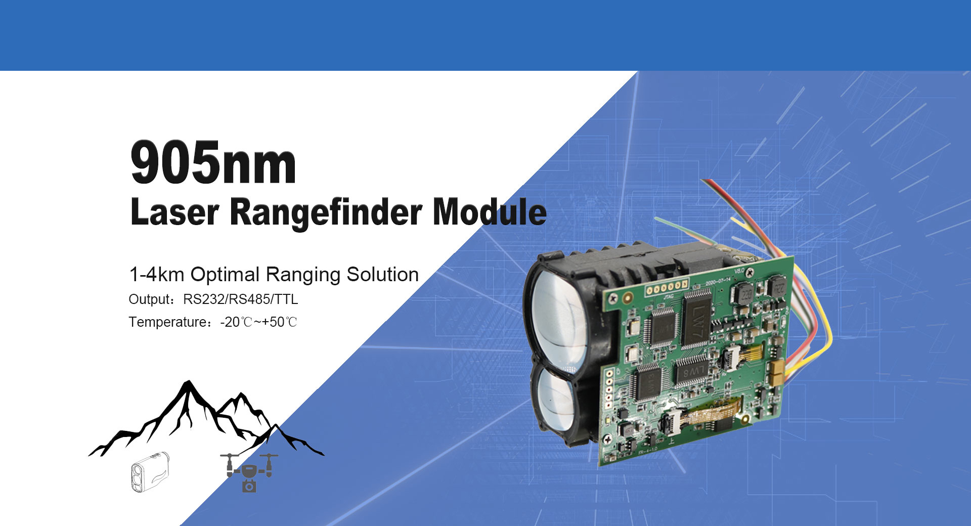 Producenci modułów dalmierza laserowego 905nm