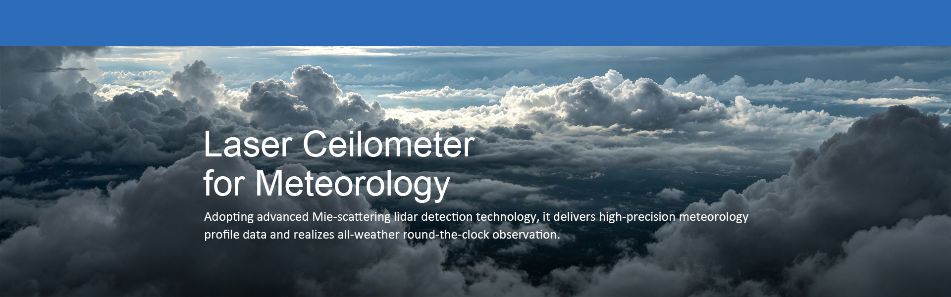 Ceilometr Lidar dla meteorologii